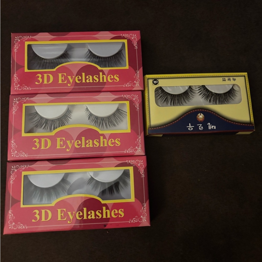 Fake Eyelashes Lot of 4 NWT